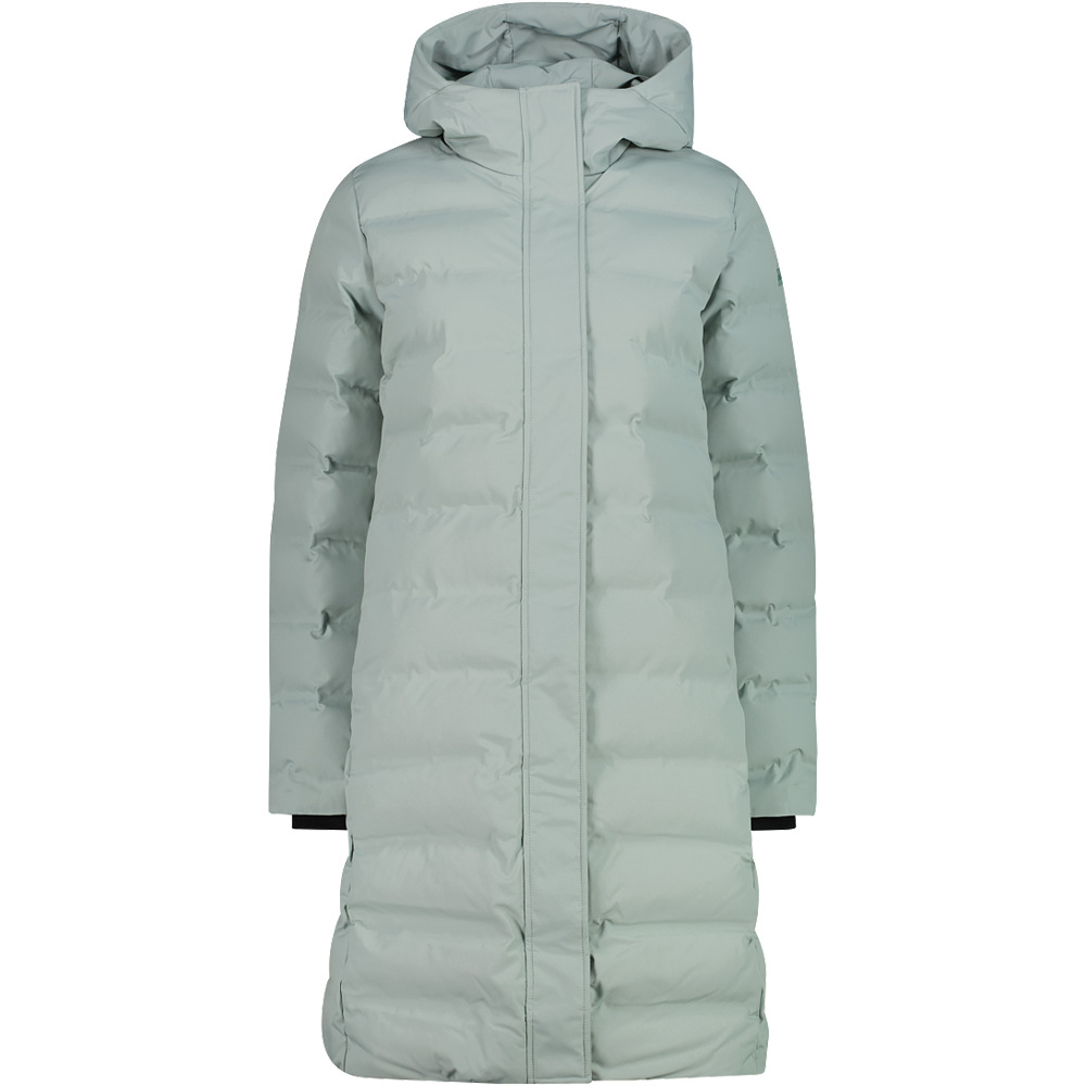 Woman coat fix hood chaqueta outdoor mujer Verde (40)