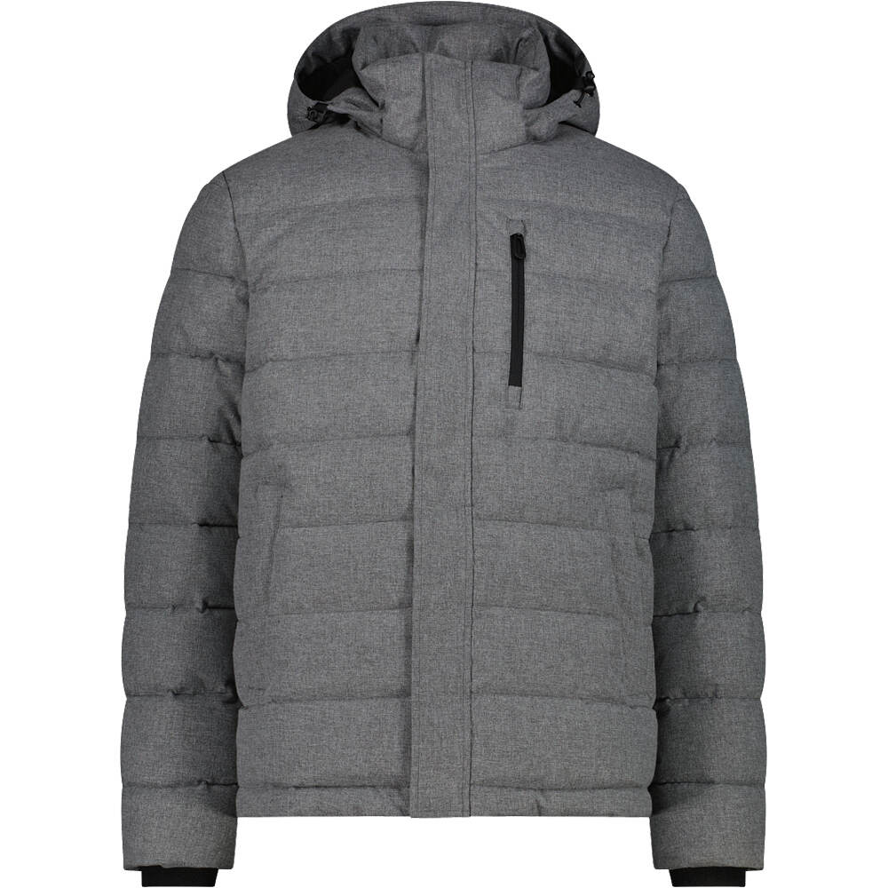 Man jacket zip hood chaqueta outdoor hombre Gris (54)