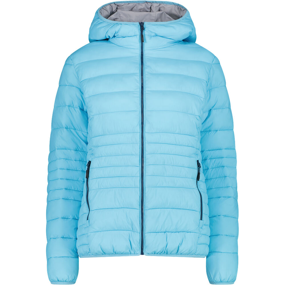 Woman jacket fix hood chaqueta outdoor mujer Azul (38)