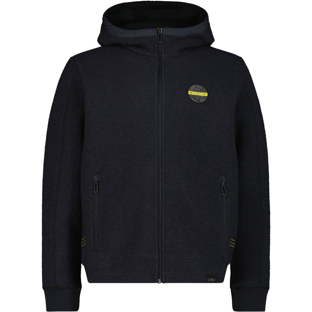 Man jacket fix hood chaqueta outdoor hombre Gris (50)
