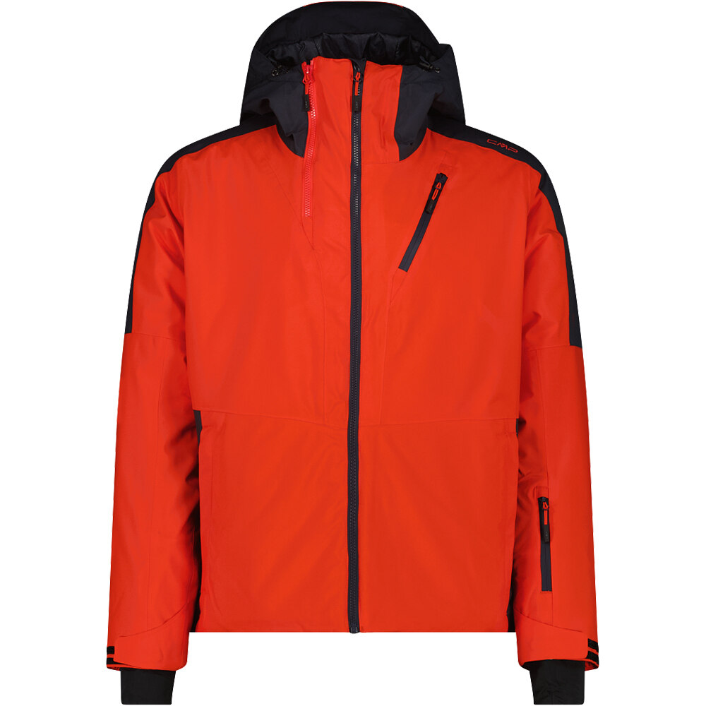 Man jacket fix hood chaqueta esquí hombre Naranja (54)