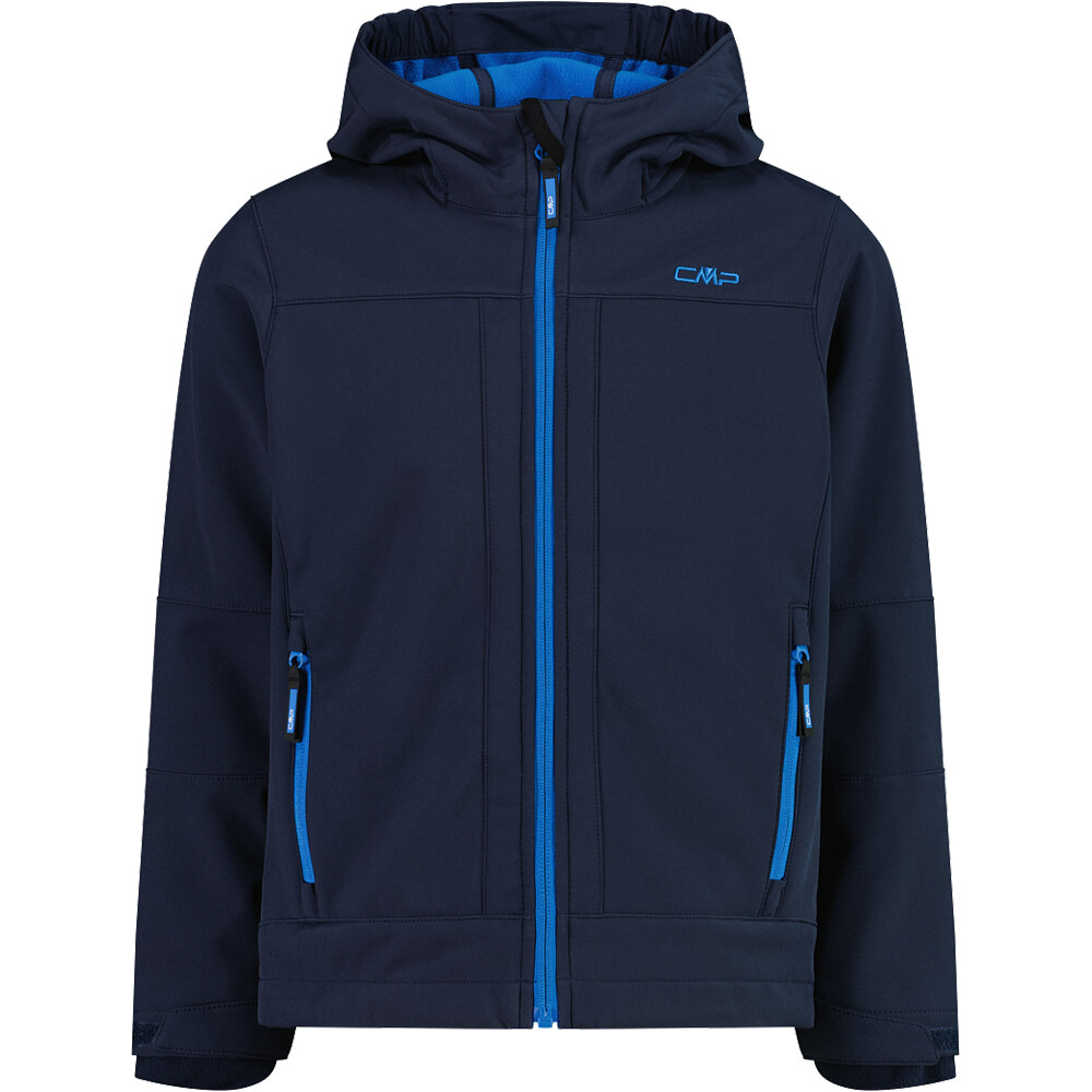 Cmp kid jacket fix hood chaqueta softshell niño