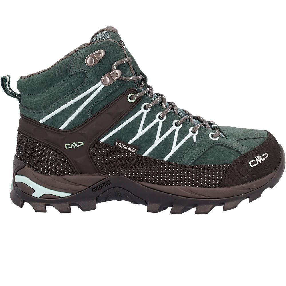 Rigel mid waterproof bota trekking mujer Verde (39)