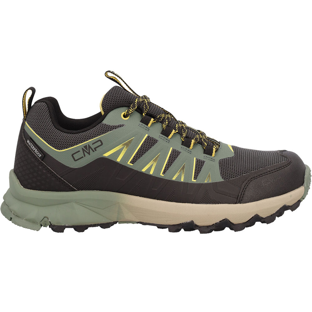 Laky waterproof zapatilla trekking hombre Negro (43)