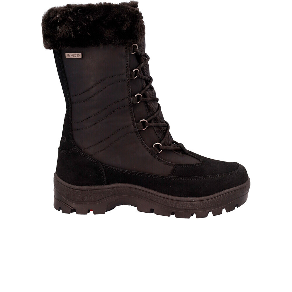 Rowenna wmn snow boots waterproof botas apreski mujer Negro (36)