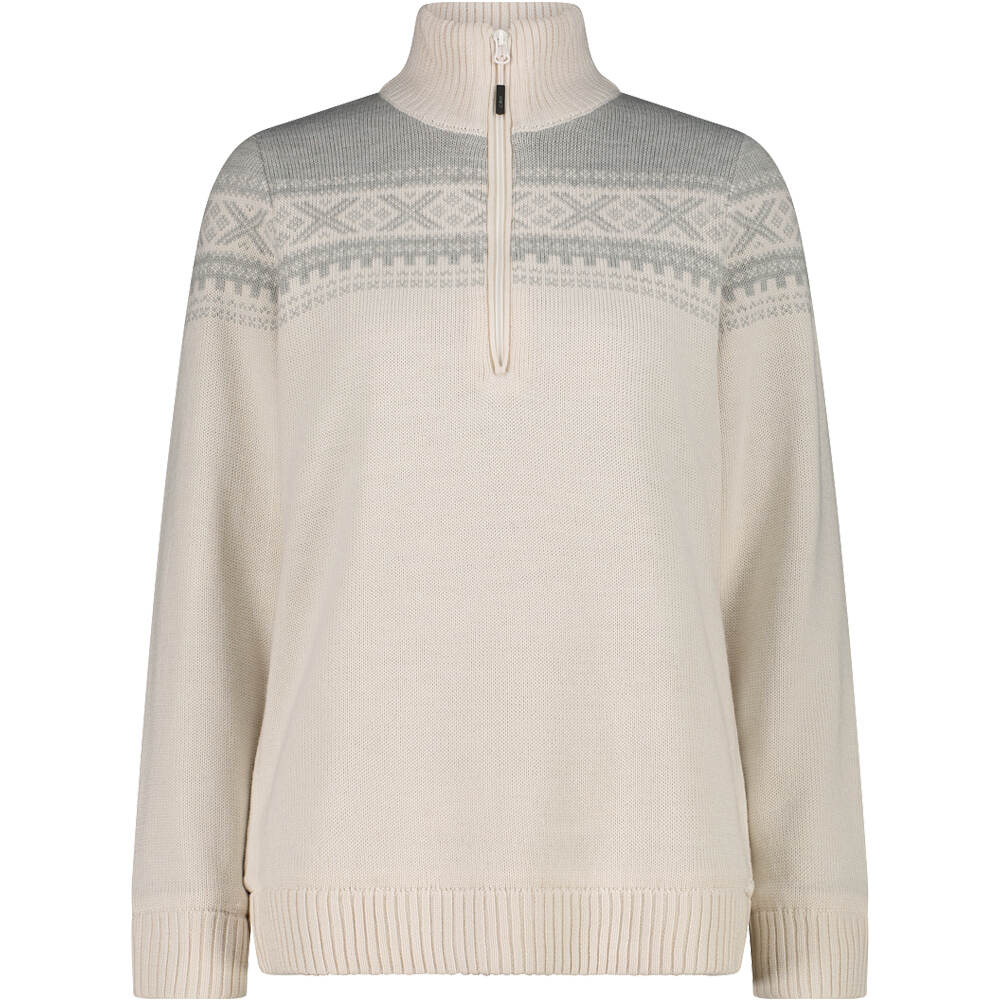Cmp woman sweat knitted waterproof jersey esquí mujer