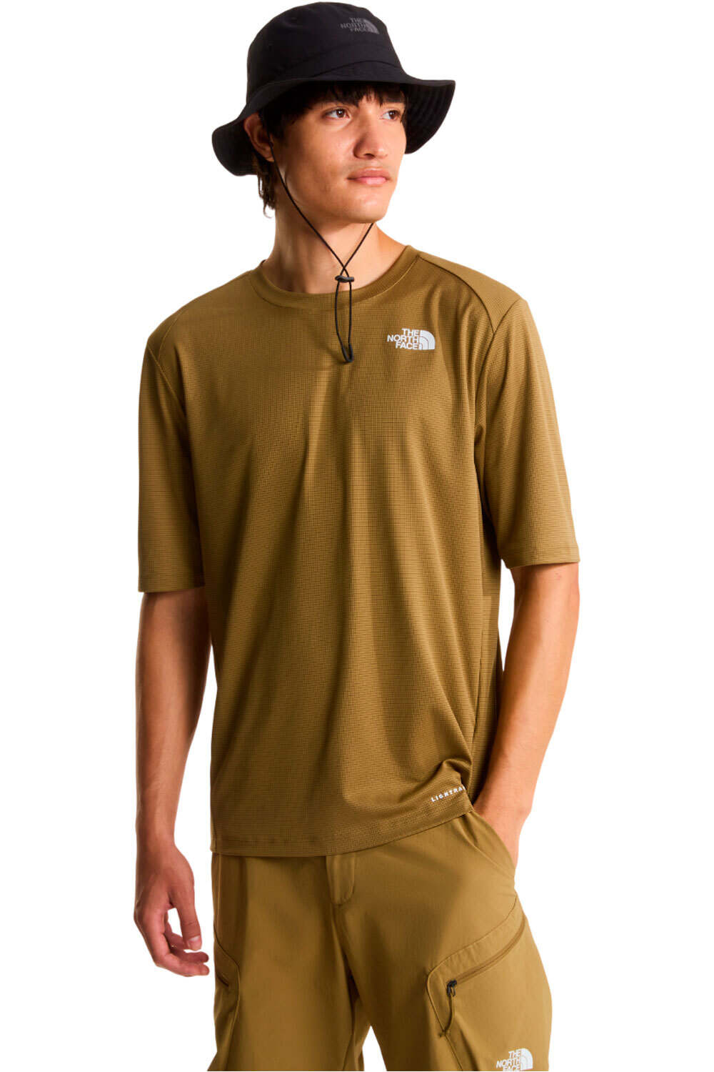 Shadow camiseta montaña manga corta hombre Marron