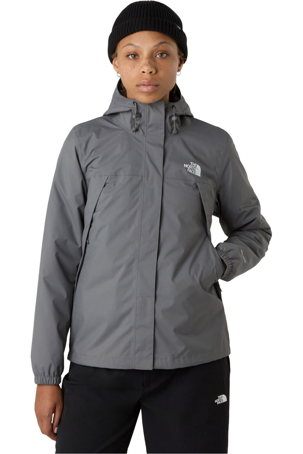 Antora rain chaqueta impermeable mujer Gris (XS)