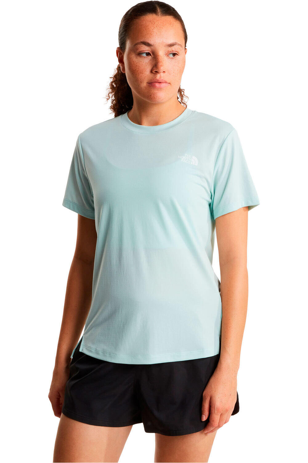 Flex camiseta montaña manga corta mujer Azul (L)