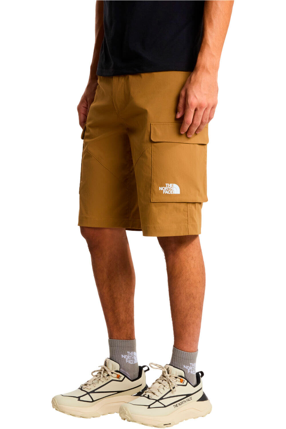 Exploration pantalón corto montaña hombre Marron (32)