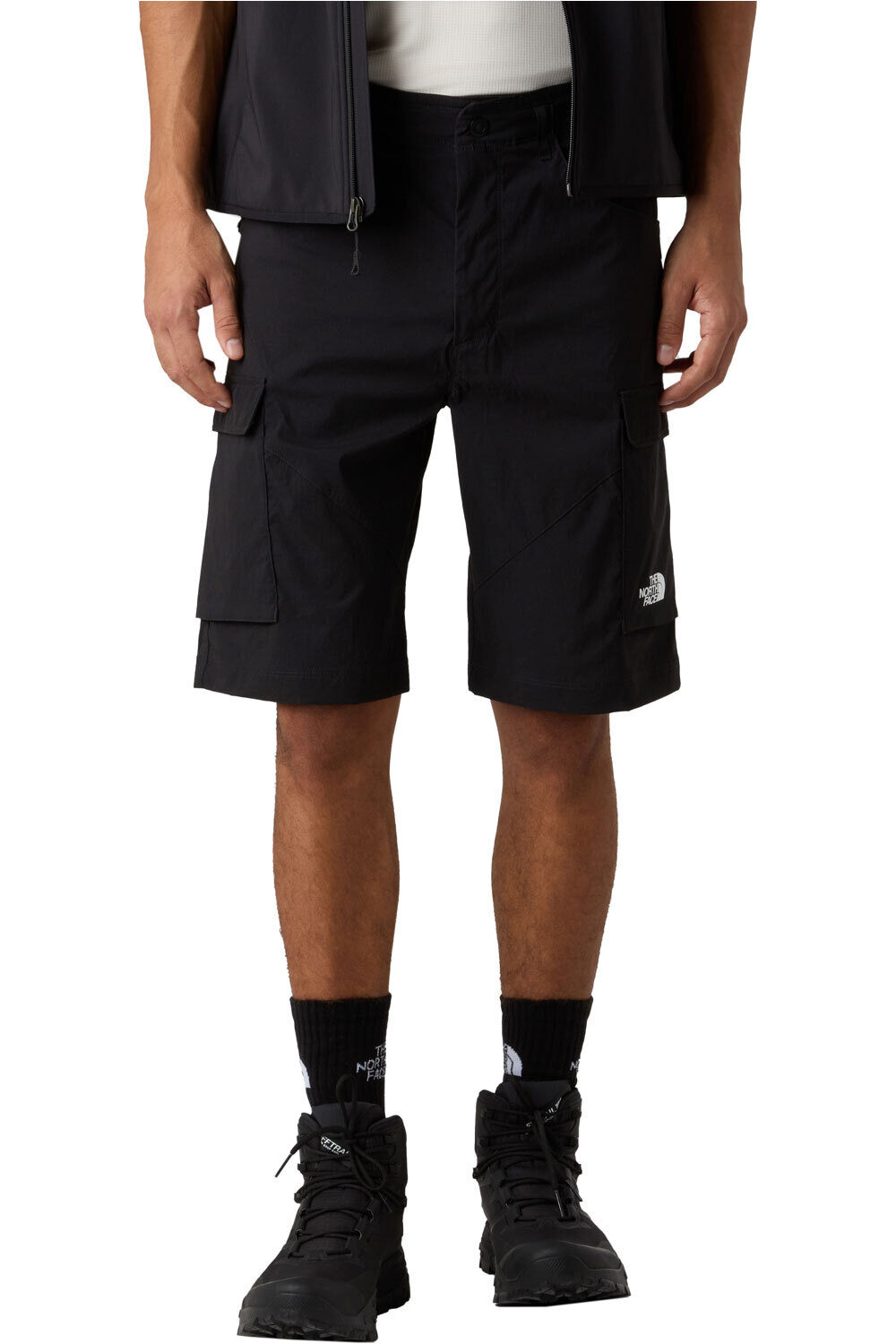 Exploration pantalón corto montaña hombre Negro (38)