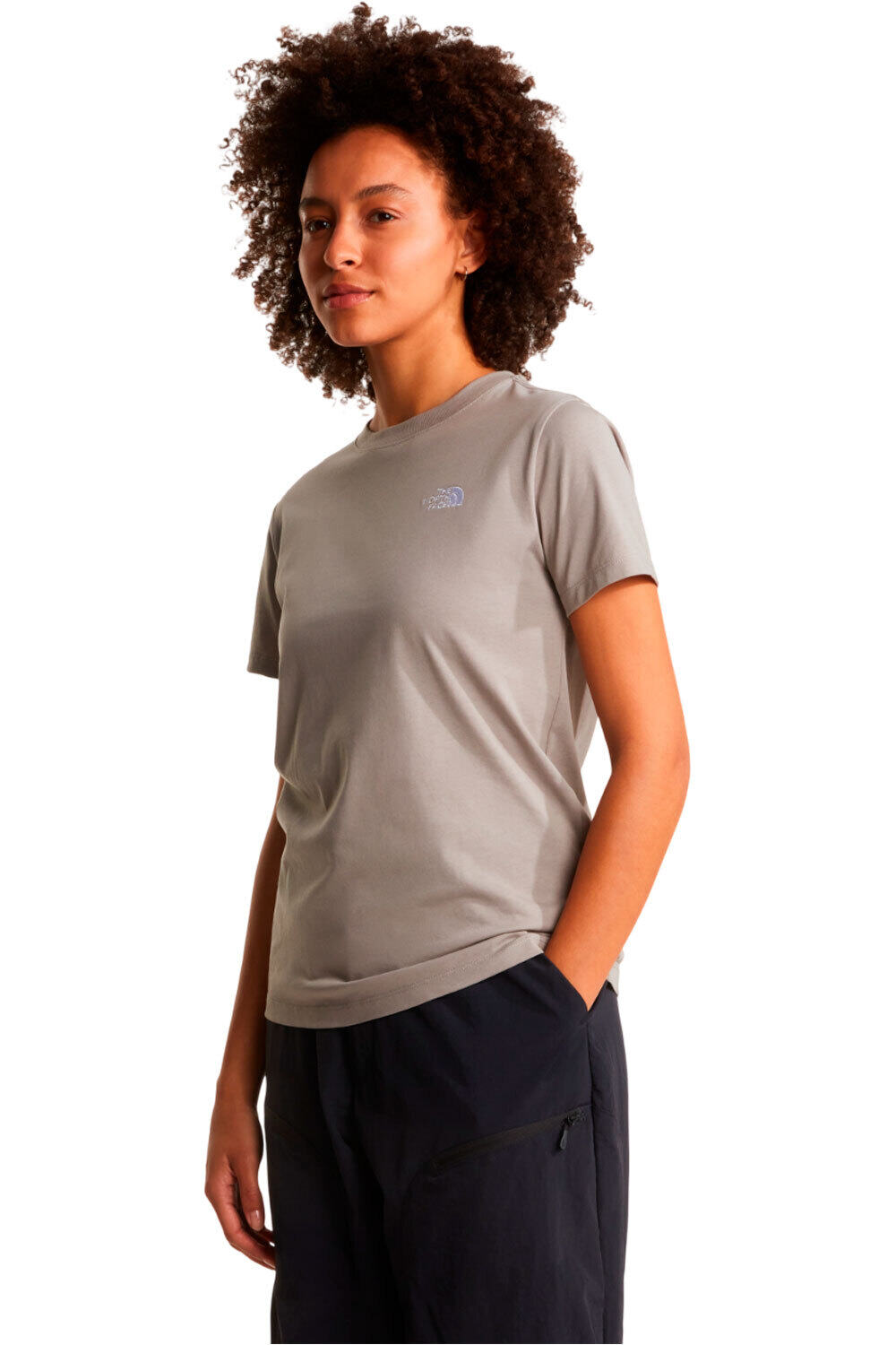 Evolution simple dome camiseta montaña manga corta mujer Gris (S)