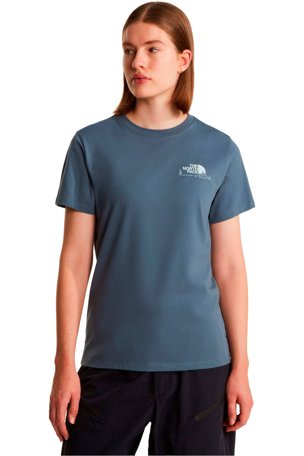 Monte regular camiseta montaña manga corta mujer Gris (S)
