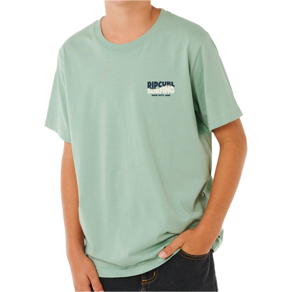 Rip Curl streamline lineup camiseta manga corta niño