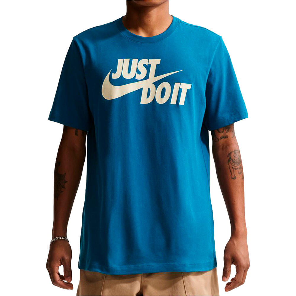 Sportswear just do it swoosh camiseta manga corta hombre Azul (XS)