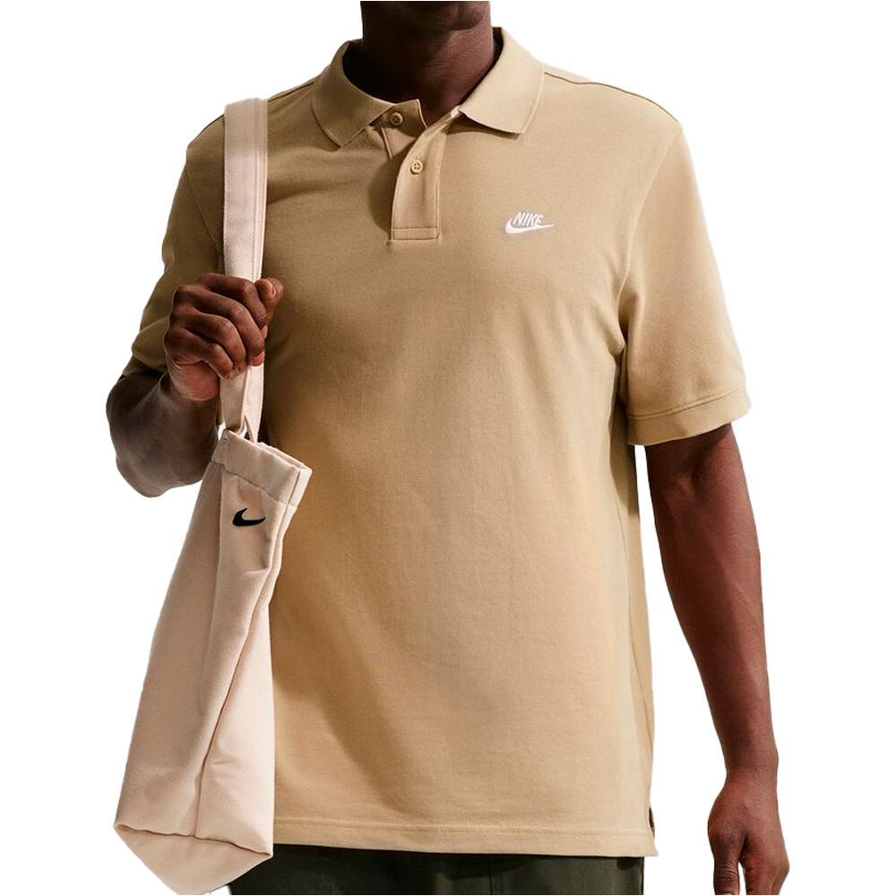 Club polo manga corta hombre Beige (L)