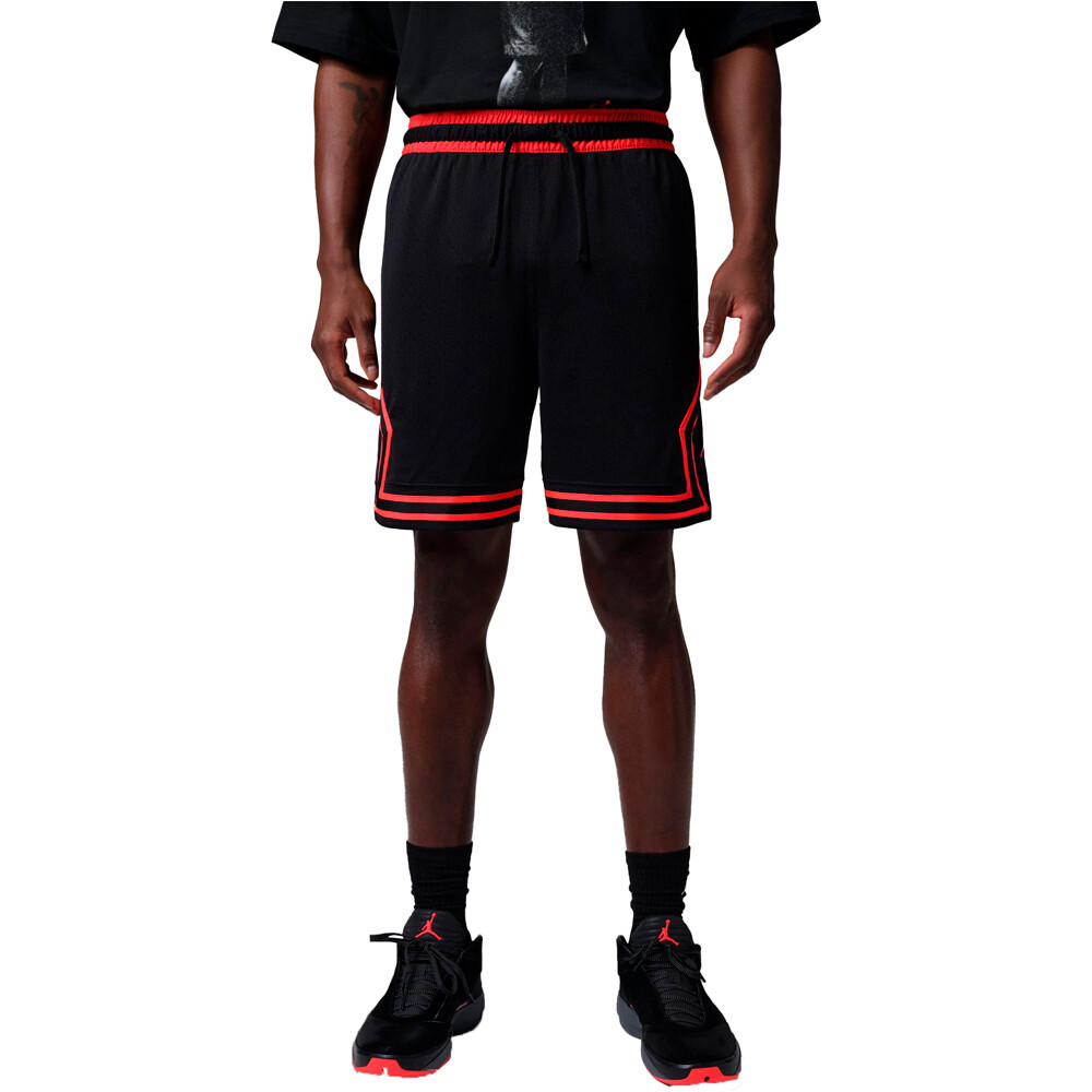 Dri-fit jordan diamond bermudas hombre Negro (L)