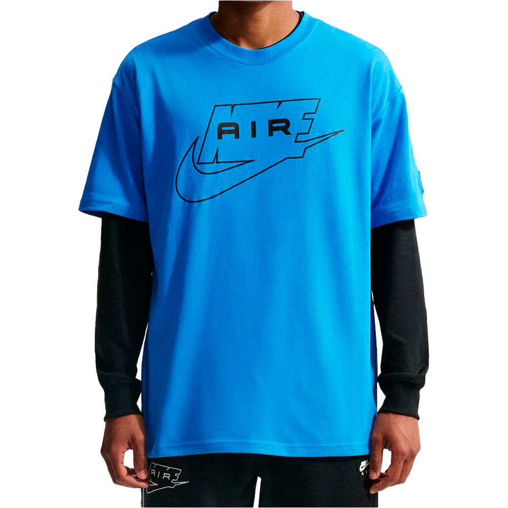 Sportswear air camiseta manga corta hombre Azul (L)