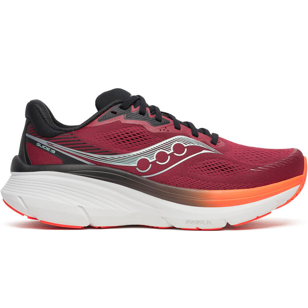 Guide 19 zapatilla running hombre Granate (40,5)