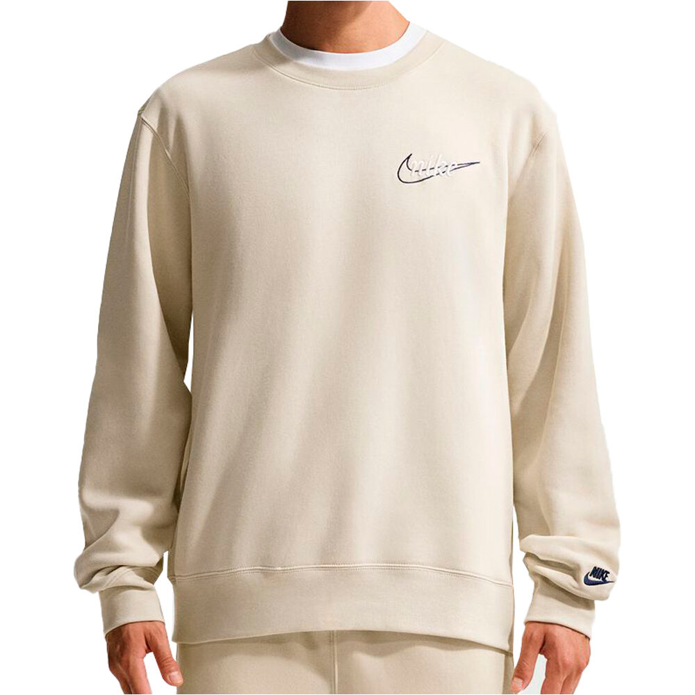Nike club sudadera hombre Beige (M)