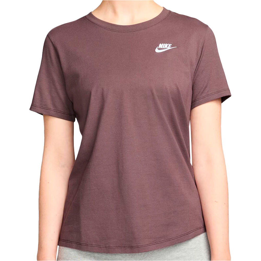 Sportswear club camiseta manga corta mujer Morado (S)