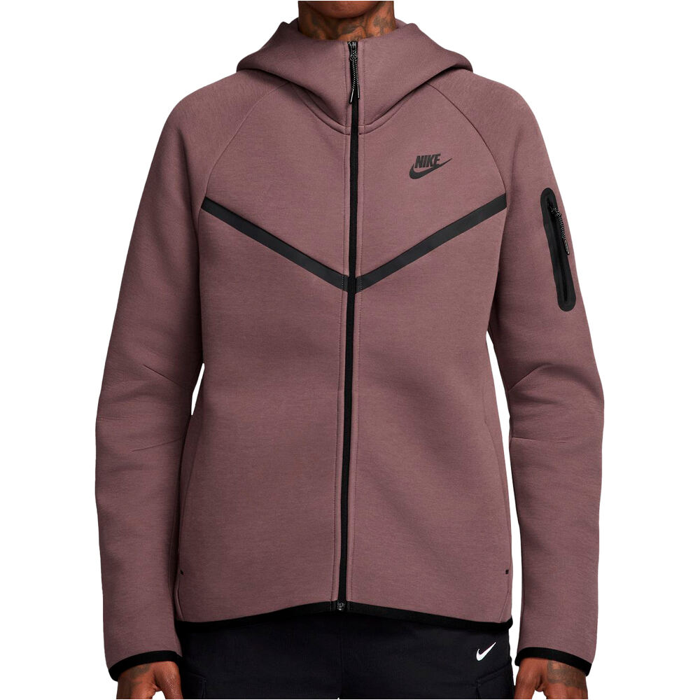 Sportswear tech windrunner sudadera mujer Marron (L)