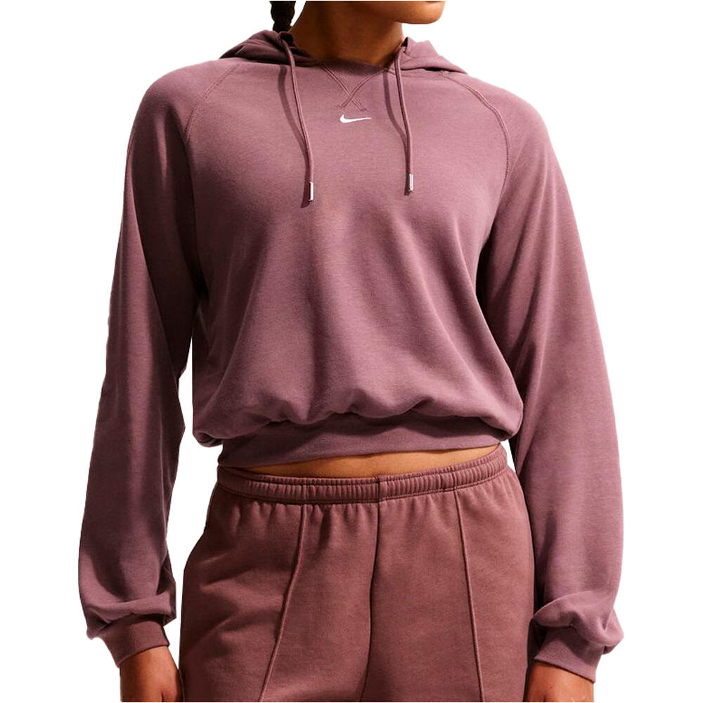 Sportswear chill knit sudadera mujer Marron (S)