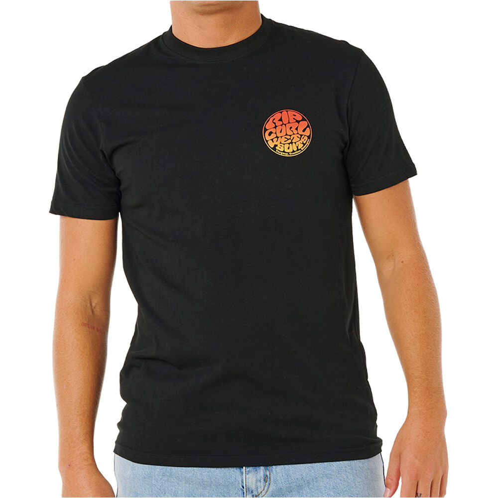 Wettie passage icon camiseta manga corta hombre Negro (XL)