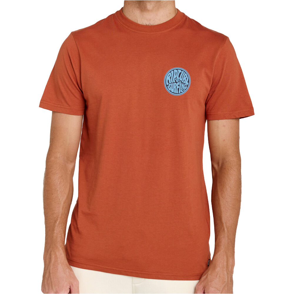 Streamline camiseta manga corta hombre Marron (L)