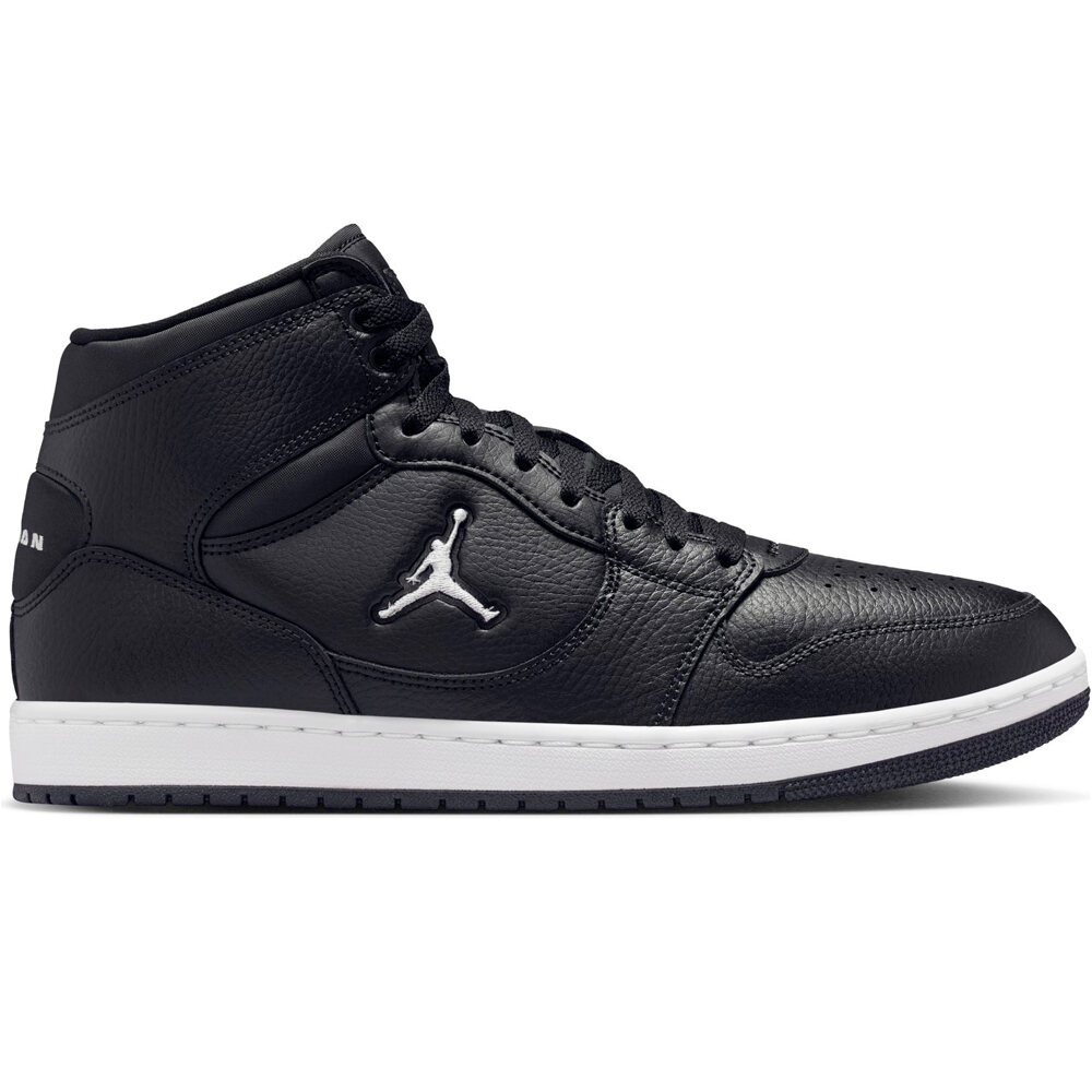 Jordan court connect mid zapatilla moda hombre Negro (44,5)