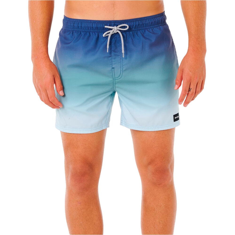 Offset fade volley bañador playa hombre Azul (XL)