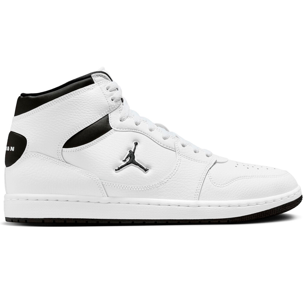 Jordan court connect mid zapatilla moda hombre Blanco (47)