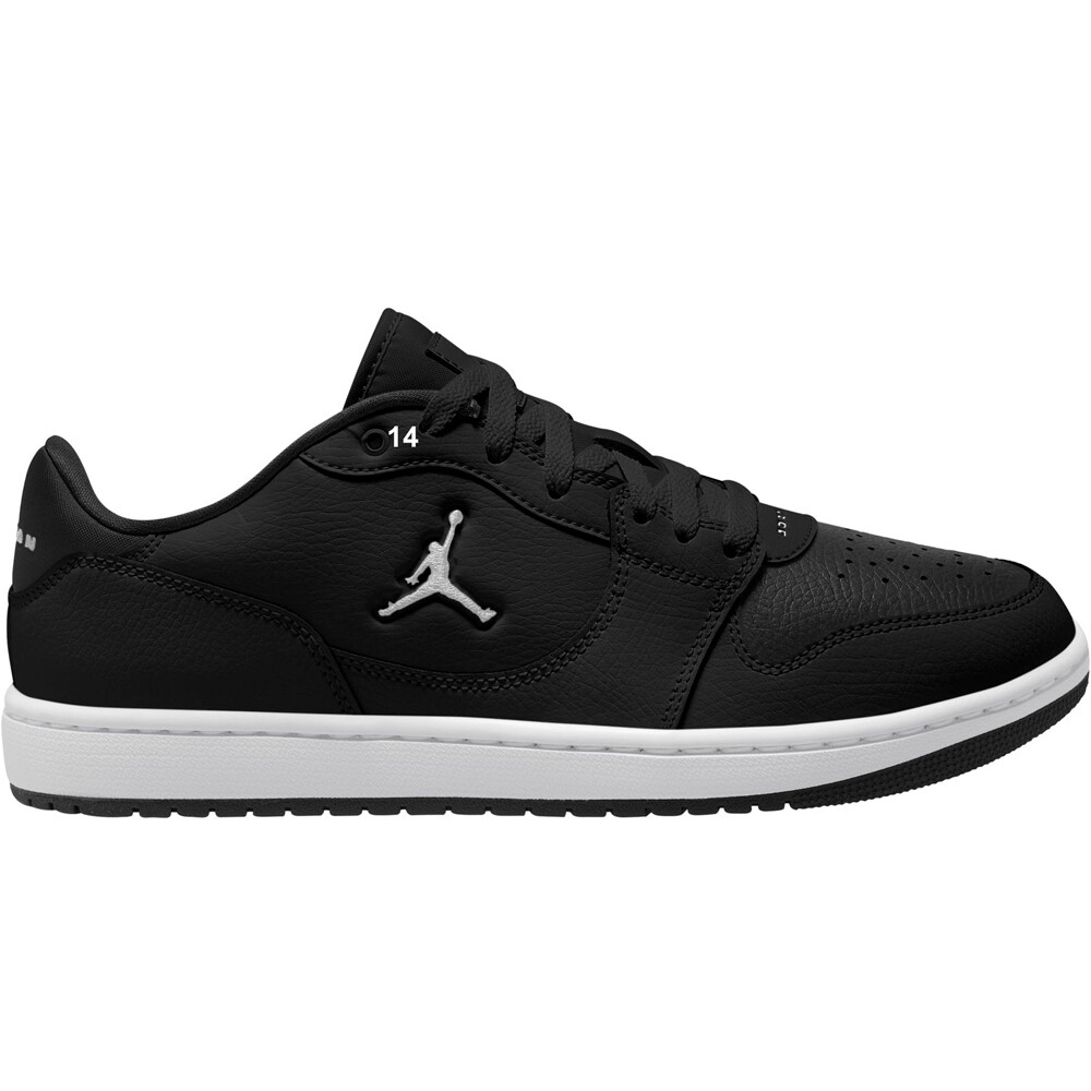 Jordan court connect low zapatilla moda hombre Negro (42)