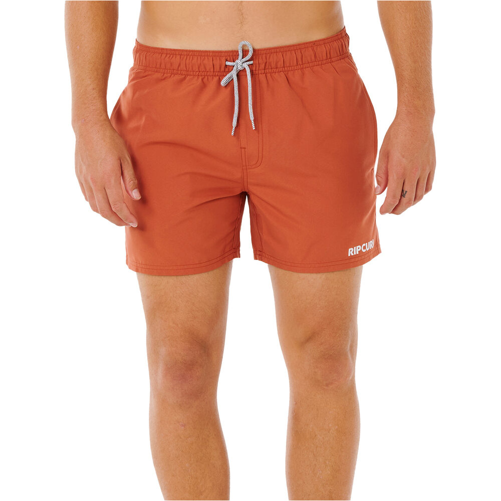 Streamline offset volley bañador playa hombre Marron (L)
