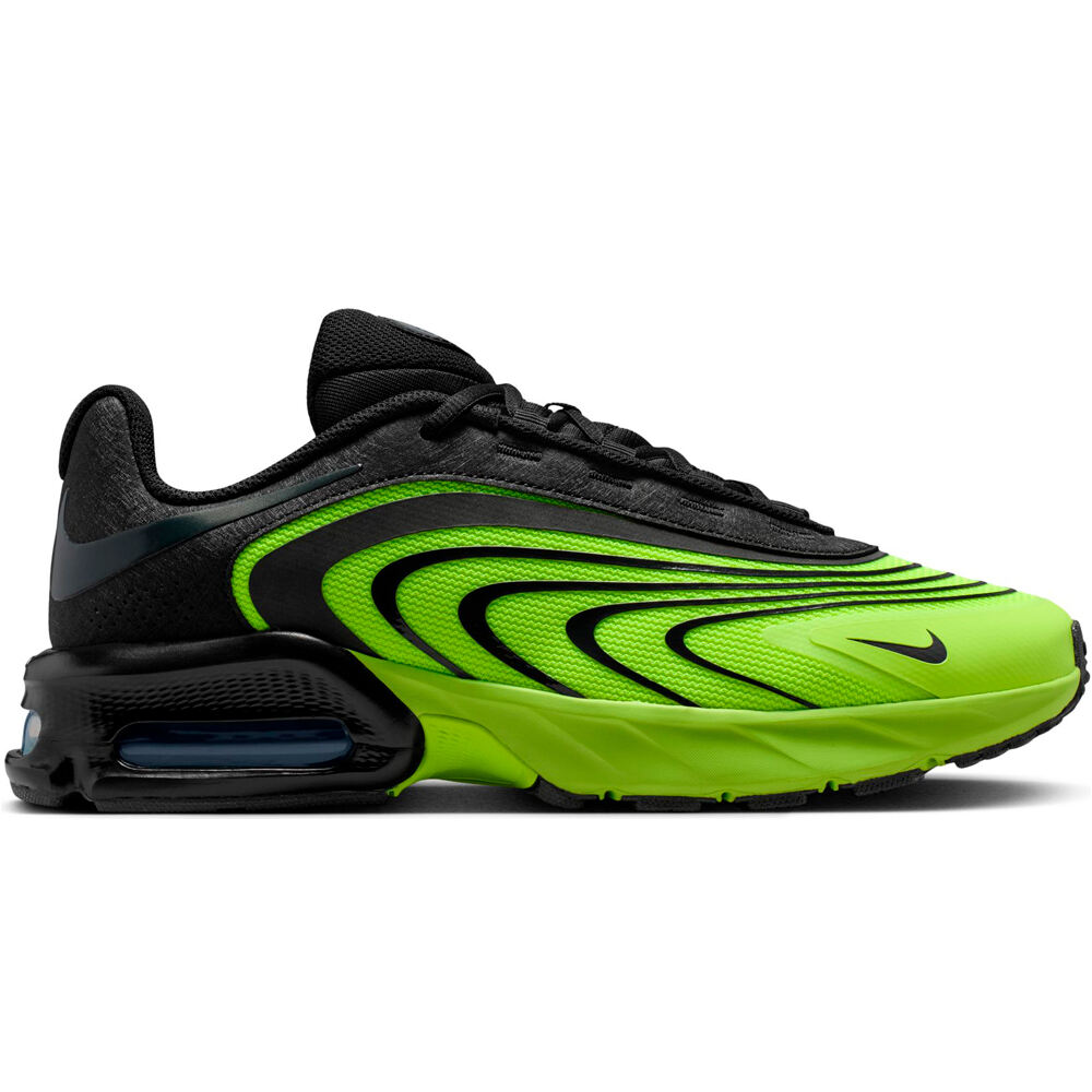 Air max fire zapatilla moda hombre Negro (44)