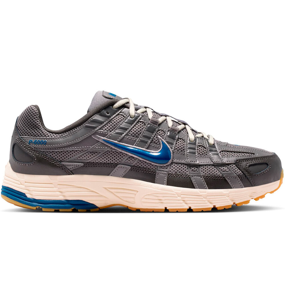 P-6000 zapatilla moda hombre Gris (42)