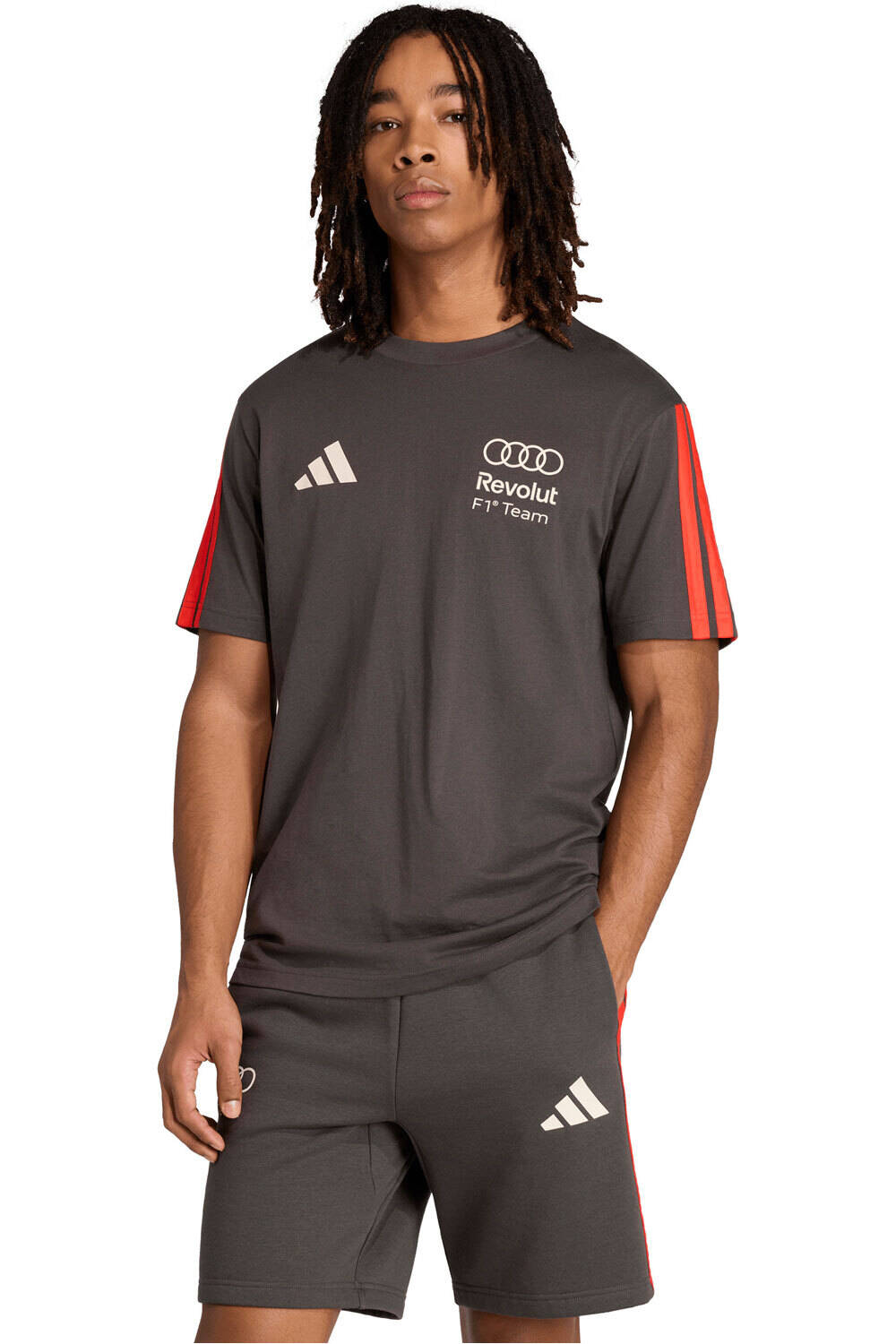 Motor audi formula one team dna camiseta manga corta hombre Negro