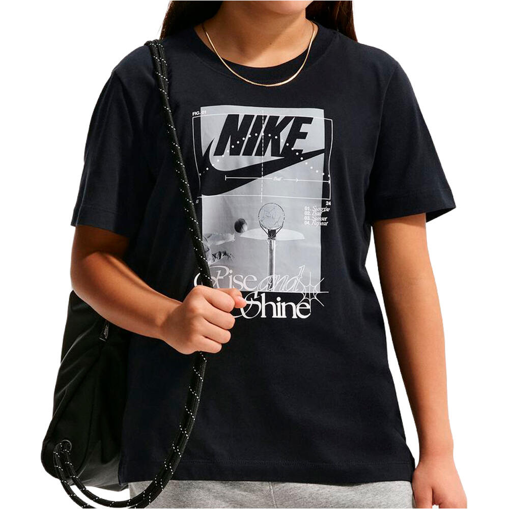 Nike sportswear rise and shine camiseta manga corta niño