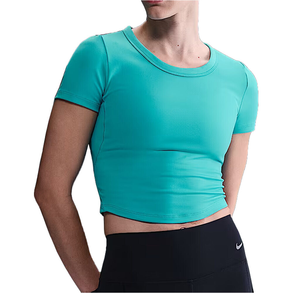 Dri-fit one camiseta entrenamiento manga corta mujer Azul (S)