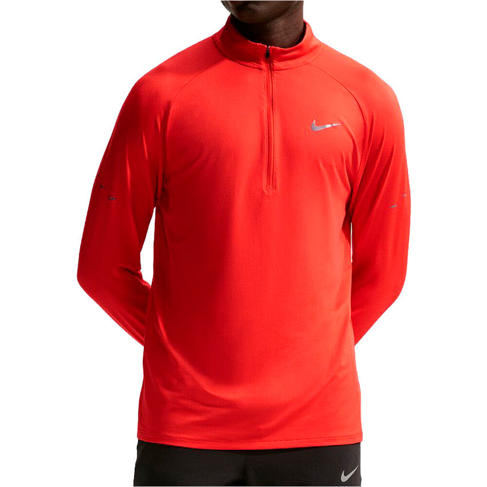 Dri-fit stride camiseta técnica manga larga hombre Rojo (XL)