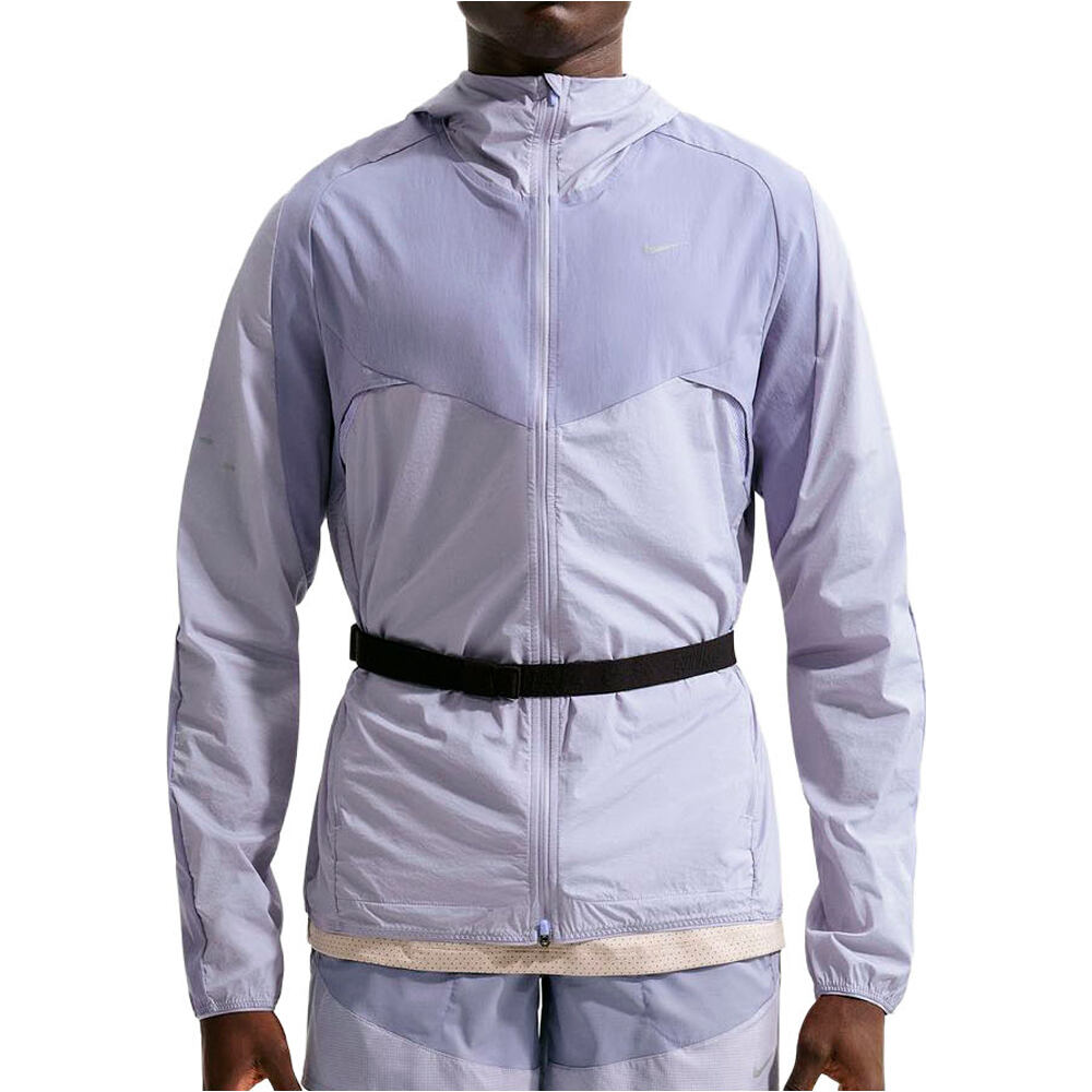 Dri-fit stride novelty CHAQUETA RUNNING HOMBRE Morado (L)