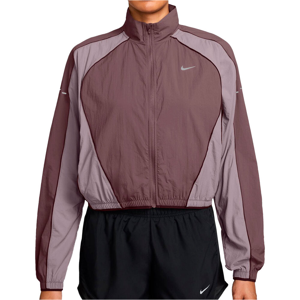Dri-fit swift CHAQUETA RUNNING MUJER Marron (XS)