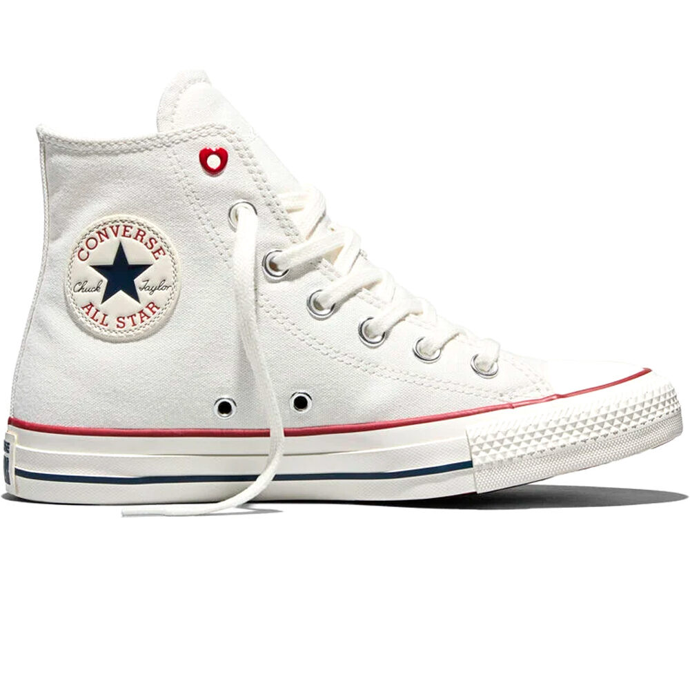 Chuck taylor all star zapatilla moda mujer Blanco (36)