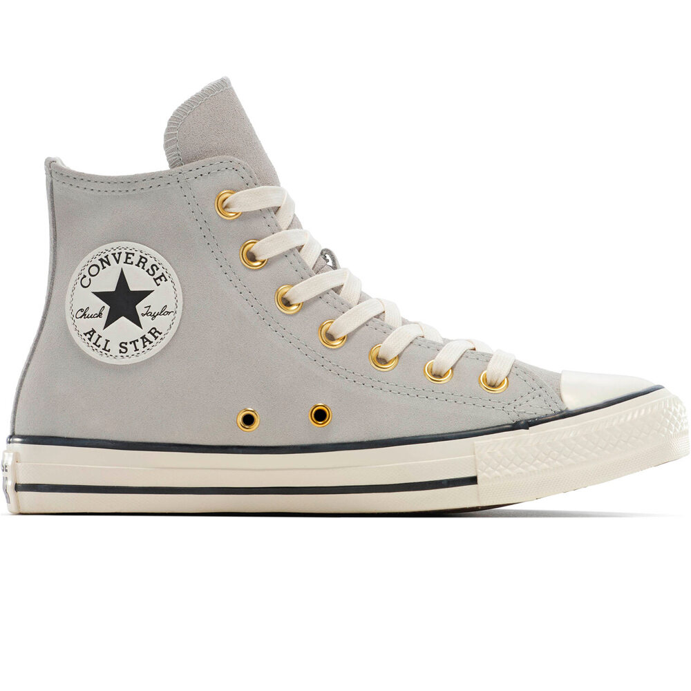 Chuck taylor all star suede zapatilla moda mujer Gris (40)