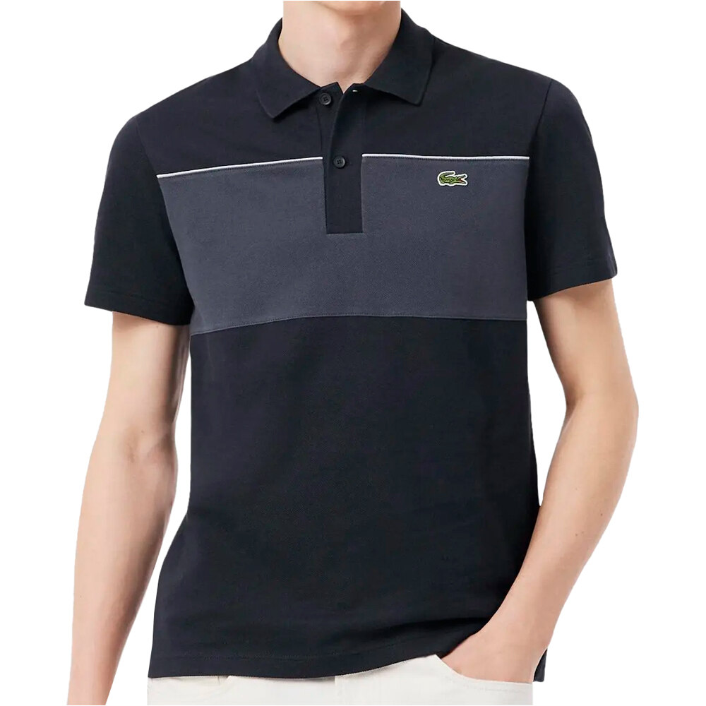 Mc bloq core polo manga corta hombre Negro (5)