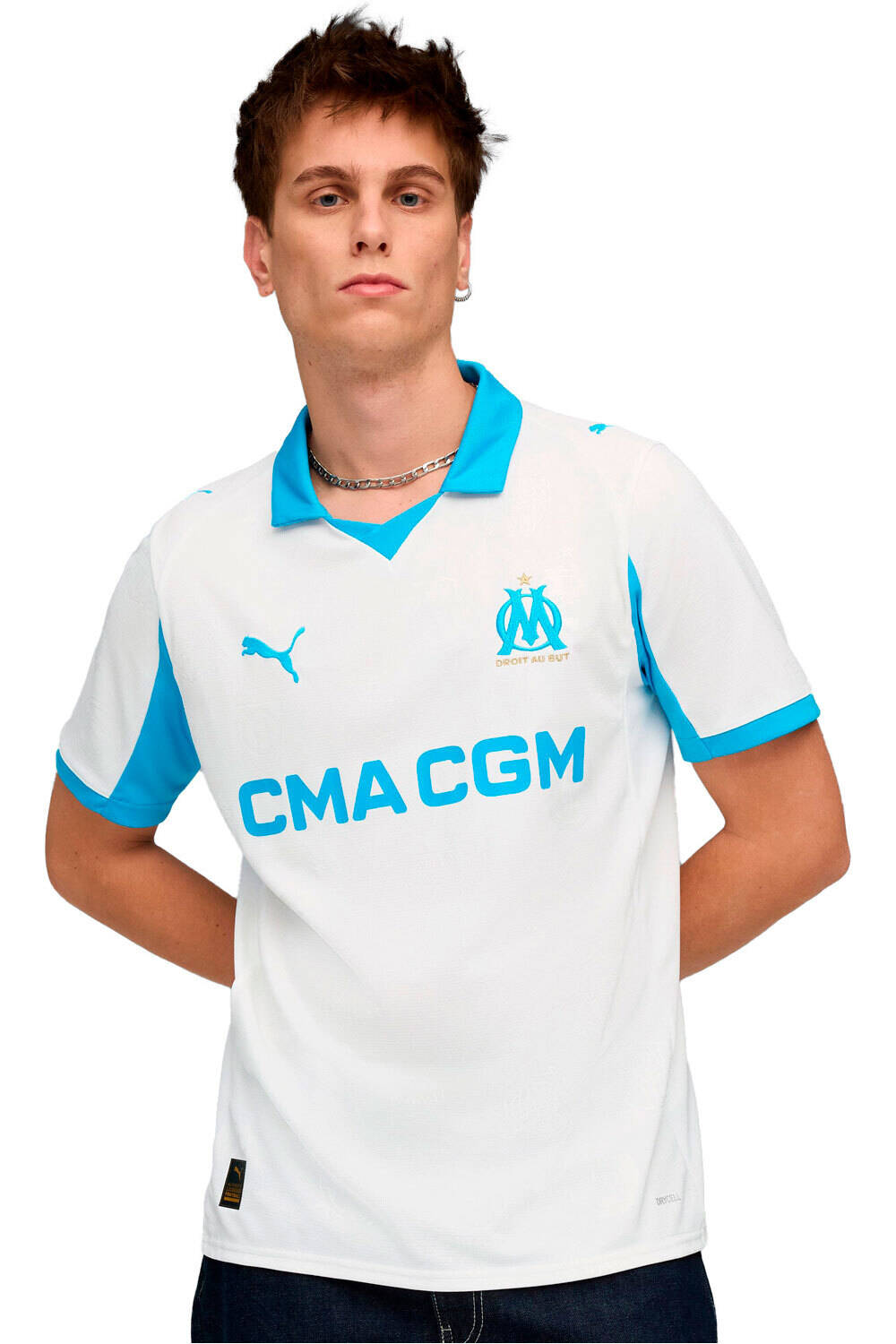 Olympique de marsella 25/26 primera equipacion camiseta de fútbol oficiales Blanco (XXL)
