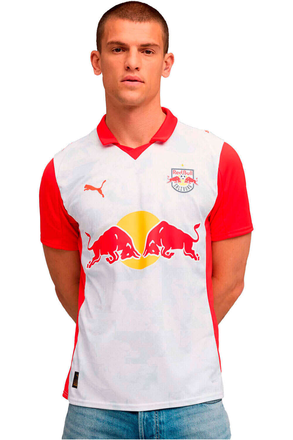 Salzburgo 25/26 primera equipacion camiseta de fútbol oficiales Blanco (M)