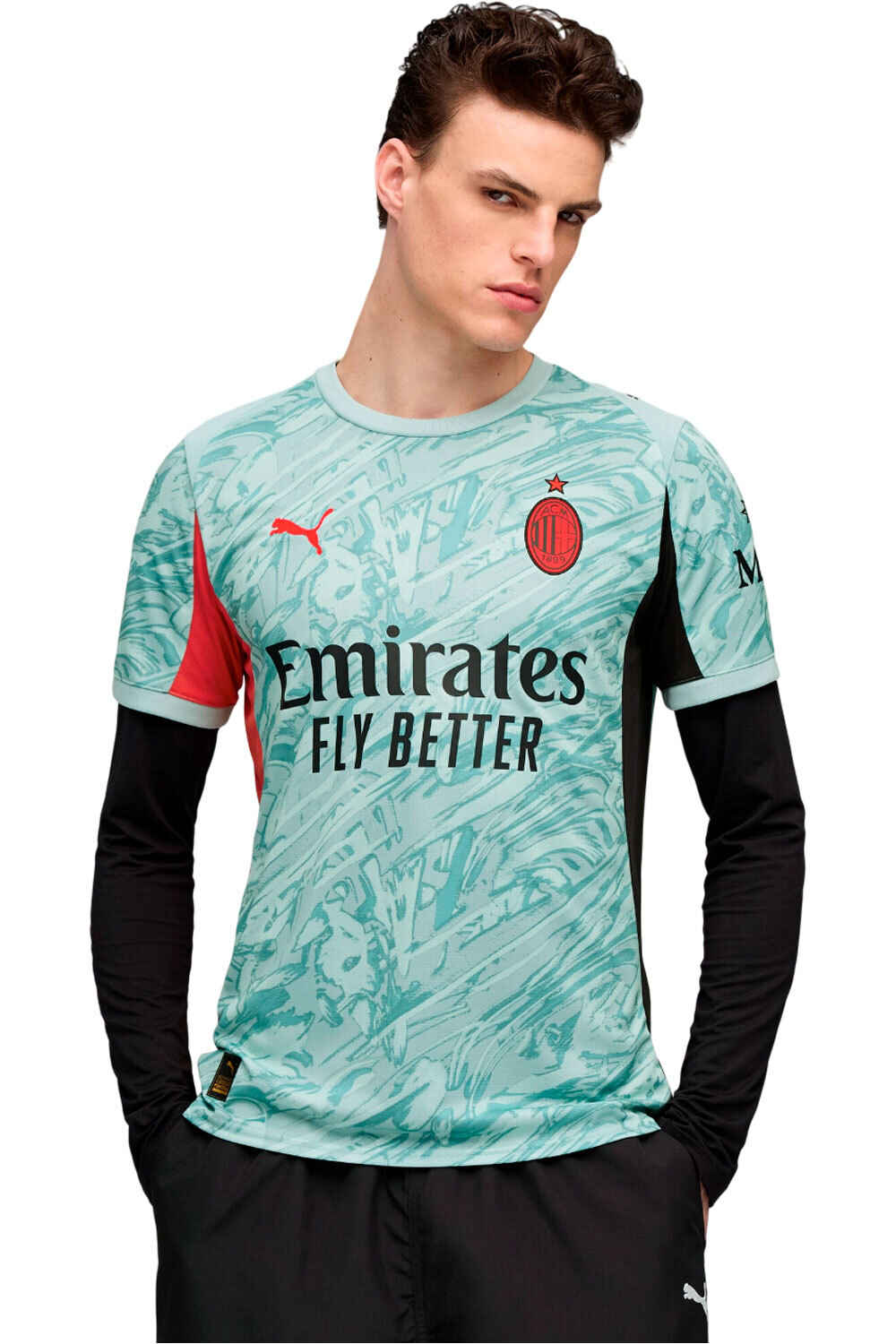 Milan 25/26 segunda equipacion portero camiseta de fútbol oficiales Verde (XL)
