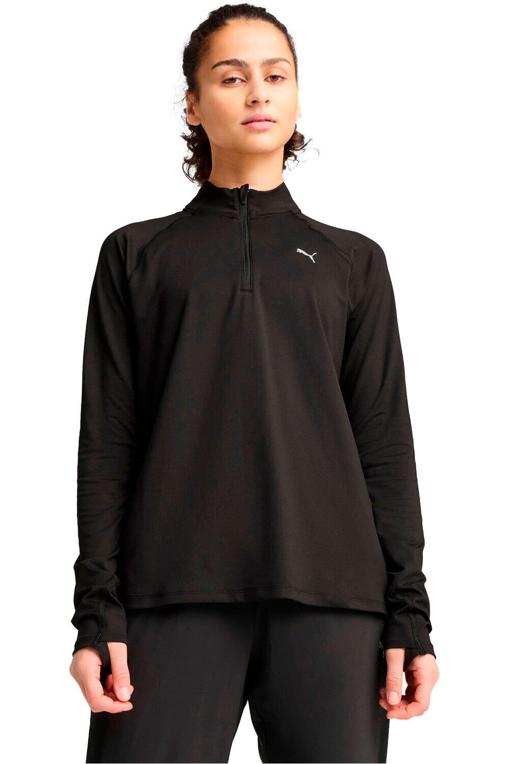 Run velocity cloud camiseta técnica manga larga mujer Negro (XL)