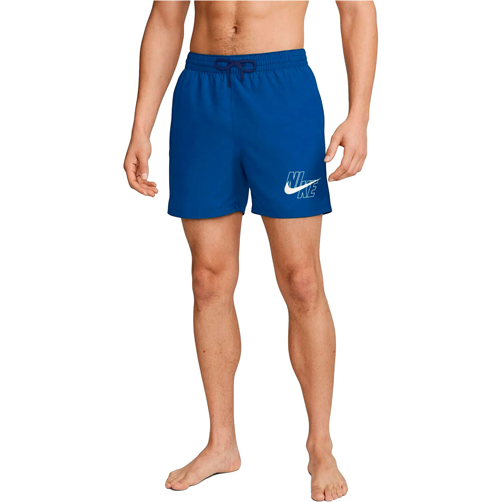 Volley short print bañador playa hombre Azul (M)